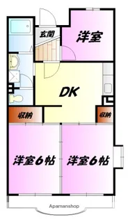 城山松本マンション【4階】の間取り