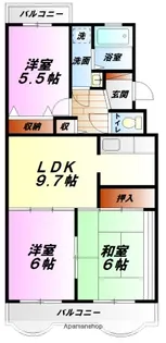 サンハイム神谷【3階】の間取り