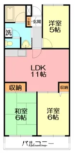 ベルドミール小田原【1階】の間取り