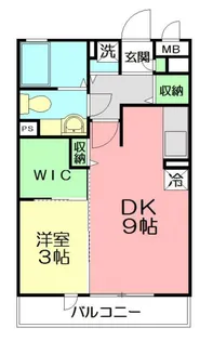 フローラ【3階】の間取り