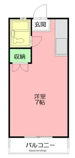 コーポリヨン【101号室】の間取り