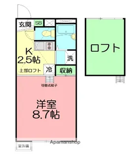 ブリランテ【1階】の間取り