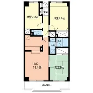 リヴェール湘南【3階】の間取り