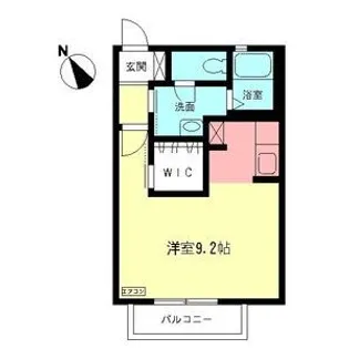 カサベルデ【1階】の間取り