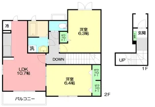 ガロファーノ【2階】の間取り