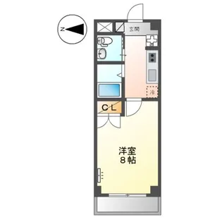 スプリングウィンド【1階】の間取り
