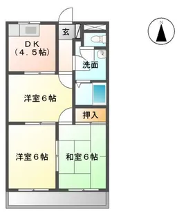 ロイヤルメゾン高森【2階】の間取り