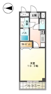 グランティグレ【00303号室】の間取り