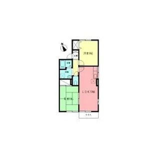 クレストⅠ【1階】の間取り