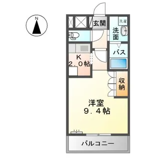プティ・リヴィエール【2階】の間取り