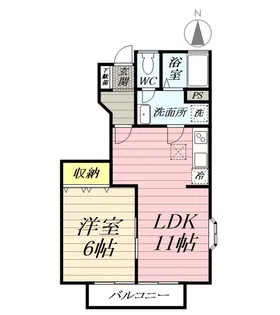 エクセレント・クレオ【1階】の間取り