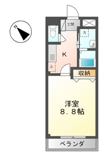 ディアコート【3階】の間取り