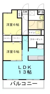 エミーナ【308号室】の間取り