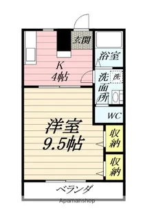 ピュアコート・すみれ【3階】の間取り