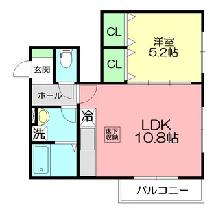 D・セゾン【102号室号室】の間取り