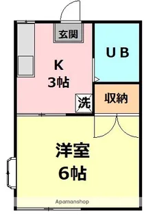 ヴューハイツ【2階】の間取り