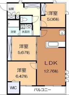 OSCAR BP【301号室】の間取り