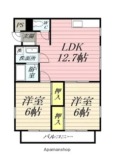 ハーバルコート・K【3階】の間取り