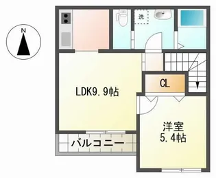 サン・ミロー【00201号室】の間取り