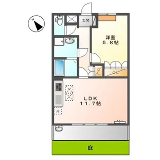 MAISON泉【1階】の間取り