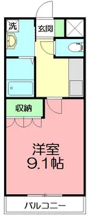 フリージャー茅ヶ崎【2階】の間取り