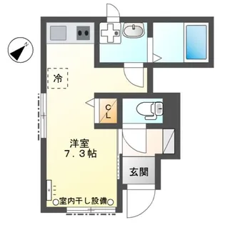 コンフォールK【1階】の間取り