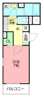 リッチフィールド【3階】の間取り