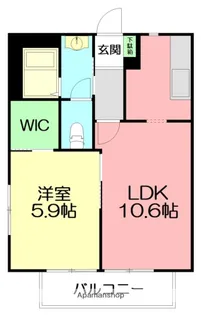 BELLEFLEUVE【2階】の間取り