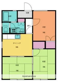 ローズハウス【2階】の間取り