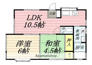 メゾンサンライトⅢ【1階】の間取り