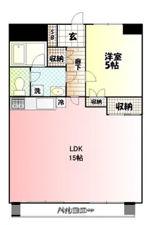 グレイスイセハラ【4階】の間取り