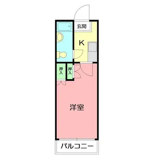 エディフィシオ秦野【1階】の間取り