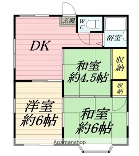 プチメゾンルピナス【2階】の間取り
