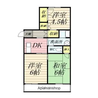 パティオA【2階】の間取り
