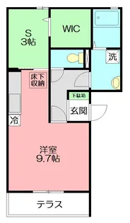 アルテール早川【101号室】の間取り