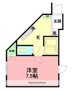 エクシリア湘南【1階】の間取り