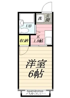 シティハイム池上B棟【1階】の間取り