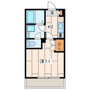 ルミエール ブラン【3階】の間取り