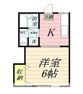 サニーハイツ【1階】の間取り