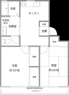 アショカニー・ペペロミア【2階】の間取り
