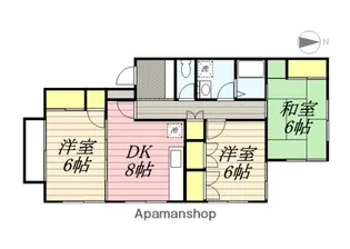 リヴィエール藤沢【1階】の間取り