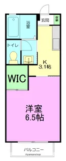 代官スプリングスA【1階】の間取り