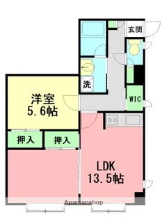 アクエリアリゾートウエストコースト【3階】の間取り