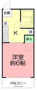 シティハイム開盛Ⅱ【1階】の間取り