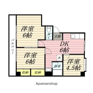 レジデンス湘南(纏)【1階】の間取り