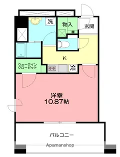 1Kの間取り画像