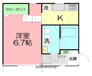 ルーチェ藤沢【2階】の間取り