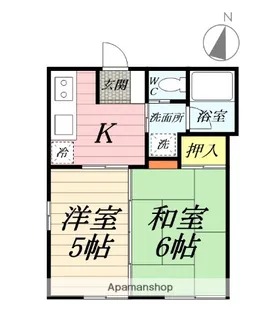 プロスパーハウス【1階】の間取り