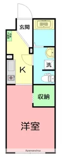カレッジヒルズE【1階】の間取り