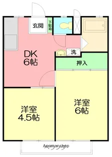 サンライズ湘南【2階】の間取り